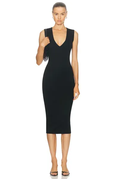 Flore Flore Dewi Midi Dress In Black