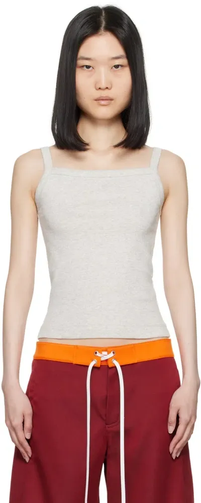 Flore Flore Gray May Camisole In Heather Grey