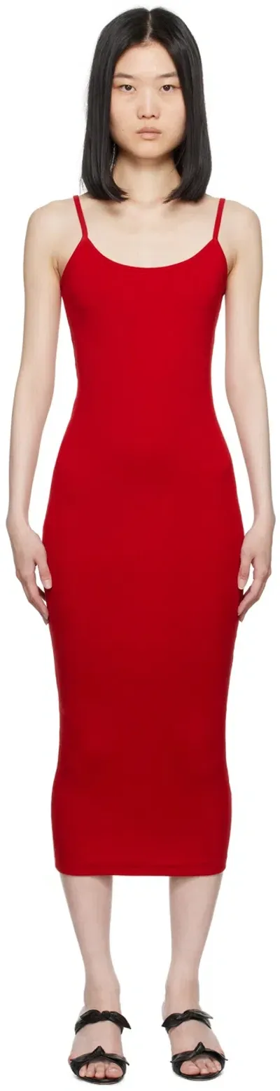 Flore Flore Red Bibi Midi Dress