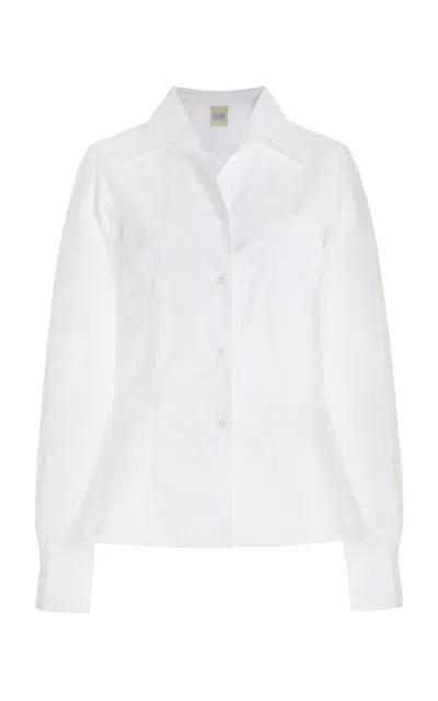 Flore Flore Rosie Cotton Shirt In White