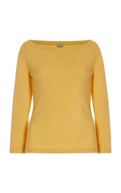 Flore Flore Steffi Cotton T-shirt In Yellow