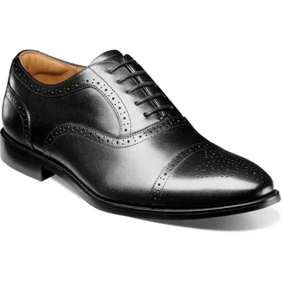 Florsheim Rucci Cap Toe Oxford In Black