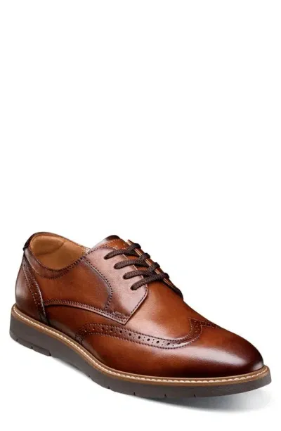 Florsheim Vibe Wingtip Derby In Cognac