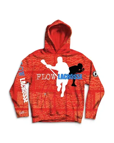 Flow Society Boys' Lacrosse Hoodie - Little Kid, Big Kid In Orange