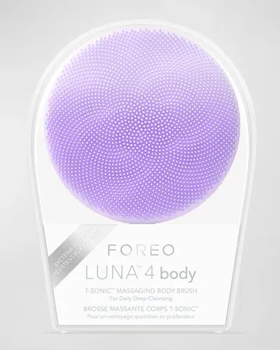 Foreo Luna 4 Body T-sonic Massaging Body Brush In Lavender