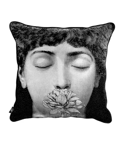 Fornasetti Tema E Variazioni No. 393 Cushion In Black