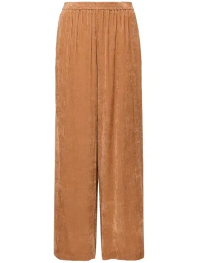 Forte Forte Corduroy Wide Leg Trousers In Brown