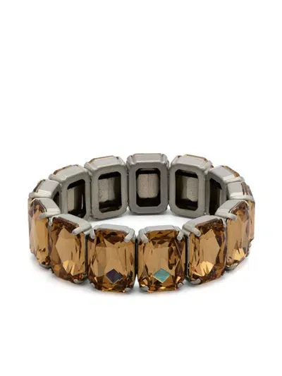 Forte Forte Crystal-embellished Bracelet In Silver