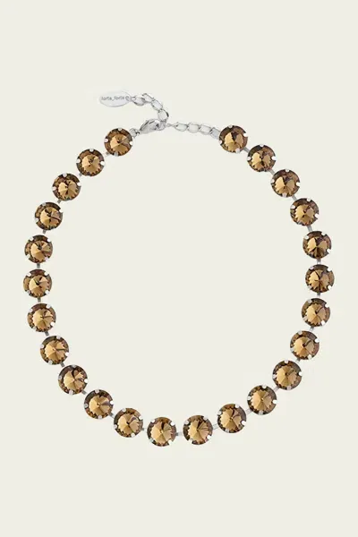 Forte Forte Crystals Necklace In Bronze In Gold