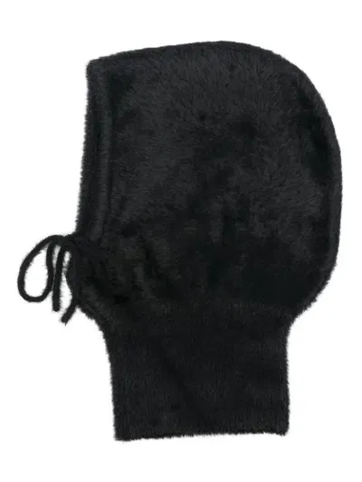 Forte Forte Faux-fur Balaclava In Black