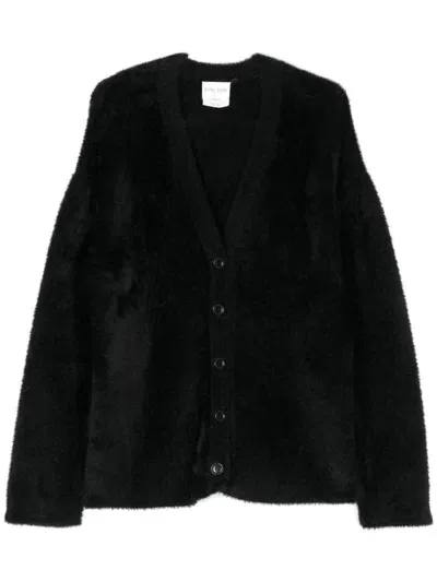 Forte Forte Faux-fur Cardi-coat In Black