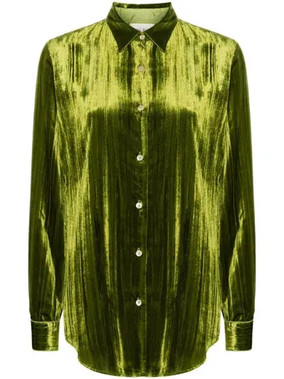 Forte Forte Shirt Woman 13263 My Shirt Felce In Green