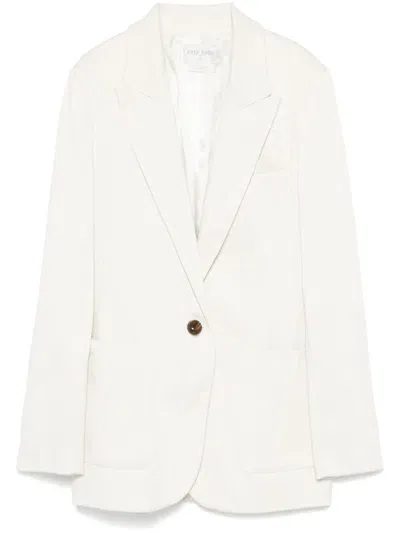 Forte Forte Twill Blazer In White