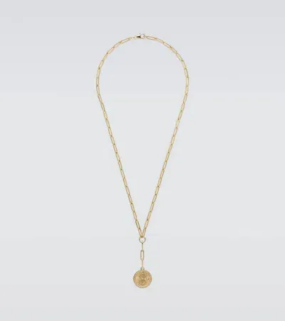 Foundrae Karma 18kt Gold Chain Necklace With Diamond