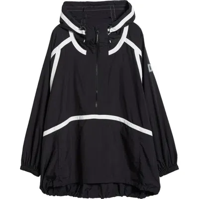 Fp Movement By Free People Care Like The Wind Anorak In Black Logo Combo