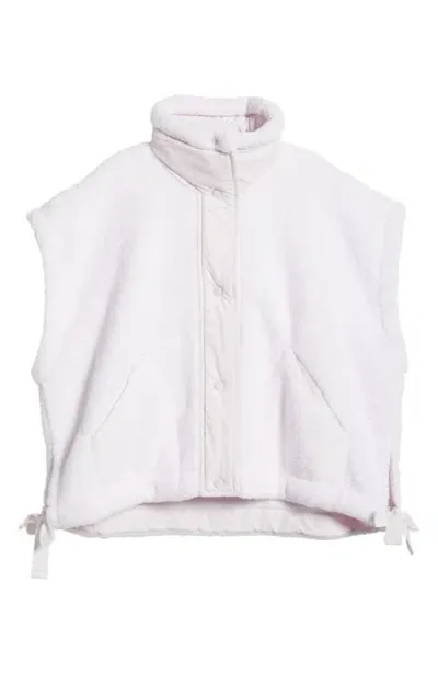 Fp Movement By Free People Scout It Out Fleece Vest In Rose Wash