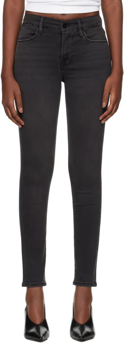 Frame Black 'le High Skinny' Jeans In Krry