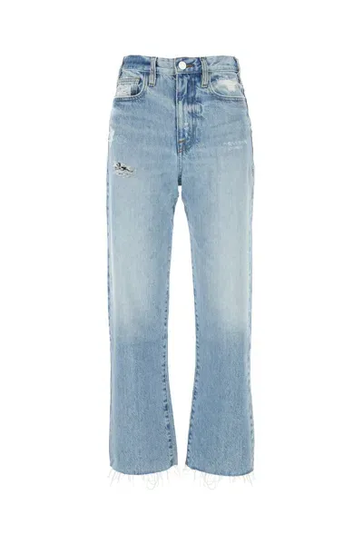 Frame Le Crop High Rise Cropped Mini Bootcut Jeans In Colorado