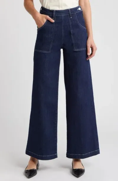 Frame Francoise Wide Leg Jeans In Virgo