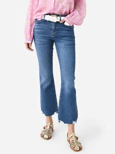 Frame Le Crop Mini Boot Jean In Jetty Modern Chew In Multi