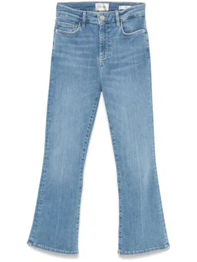 Frame Le Crop Mini Bootcut Jeans In Blue