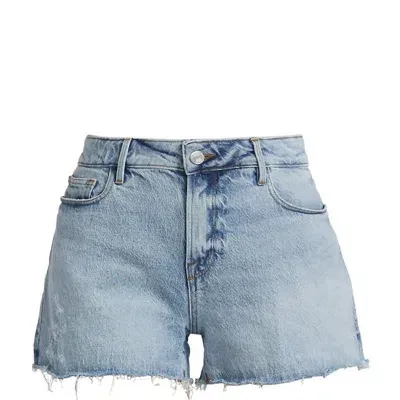 Frame Le Grand Garcon Denim Shorts In Multi