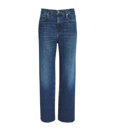 Frame Le Jane Ankle Straight Jeans In Blue