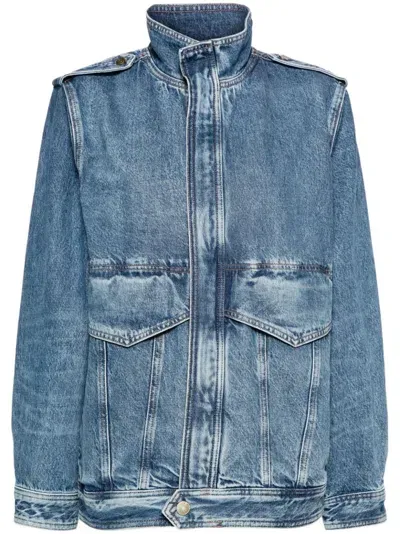 Frame Power Denim Jacket In Luxor