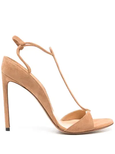 Francesco Russo 105mm R1s950 Sandals In Brown