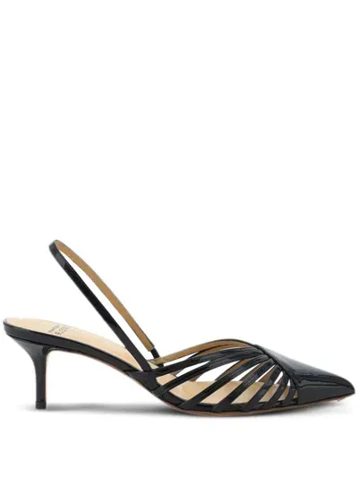 Francesco Russo Pointed Toe Sandals In Black