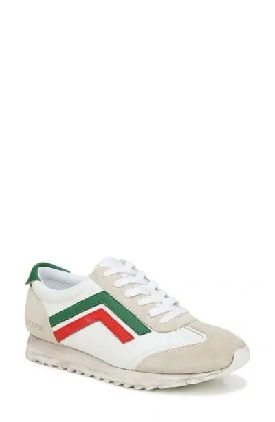 Franco Sarto Matera Sneaker In Green  Red Stripe