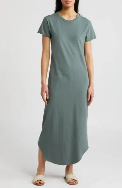 Frank & Eileen Perfect T-shirt Cotton Midi Dress In Rosemary