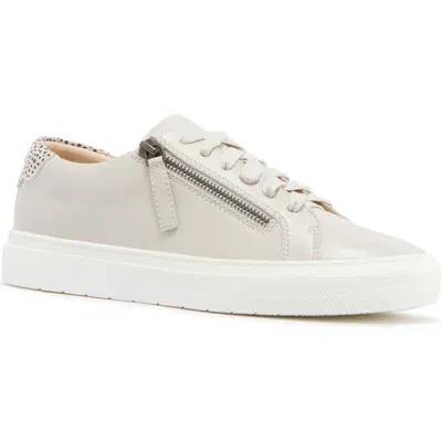 Frankie4 Billie Zip Sneaker In Bone/leopard Spot Print