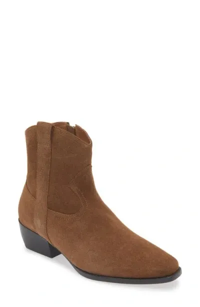 Frankie4 Shadow Bootie In Rye Suede