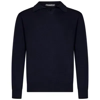 Franzese Collection Franzese Napoli Alain Delon Model Sweater In Blue