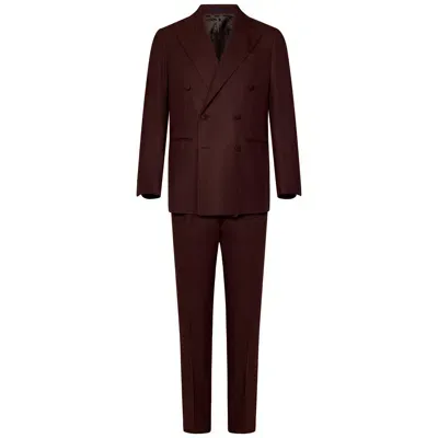 Franzese Collection Franzese Napoli Gianni Agnelli Model Suit In Purple