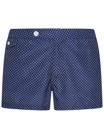 Franzese Collection Franzese Napoli James Bond Swimsuit In Blue