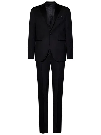 Franzese Collection Franzese Napoli Tom Ford Model Suit In Schwarz