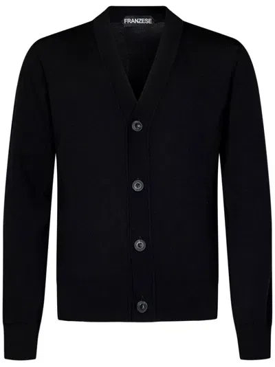 Franzese Collection James Bond Cardigan In 黑色