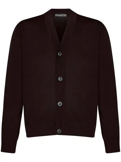 Franzese Collection James Bond Cardigan In 褐色