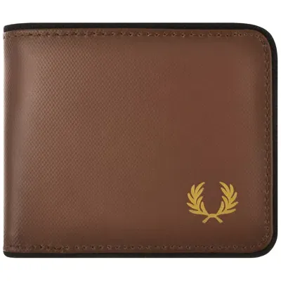 Fred Perry Billfold Wallet Brown