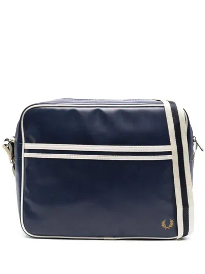 Fred Perry Classic Shoulder Bag Bags In Blue