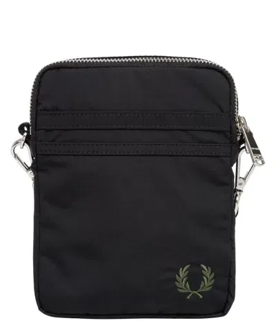 Fred Perry Crossbody Bag In Black