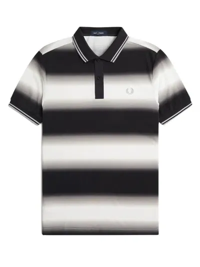 Fred Perry Fp Stripe Graphic Polo Shirt Clothing In White