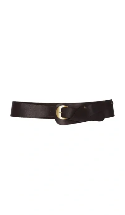 Free People Jericho Hip Belt In Dark Roast