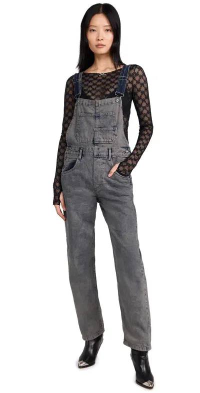 Free People Ziggy Overalls City Fog