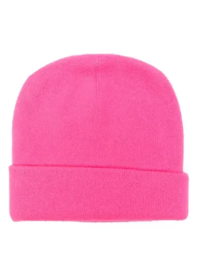 Frenckenberger Cashmere Beanie Hat In Pink