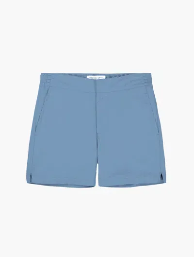 Frescobol Carioca Classic Swim Shorts In Slate Blue