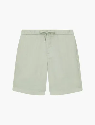 Frescobol Carioca Felipe Linen Shorts In Mineral