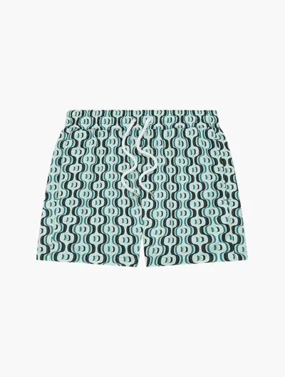 Frescobol Carioca Ipanema Camada Sport Swim Shorts In Sky Light & Perennial Blue